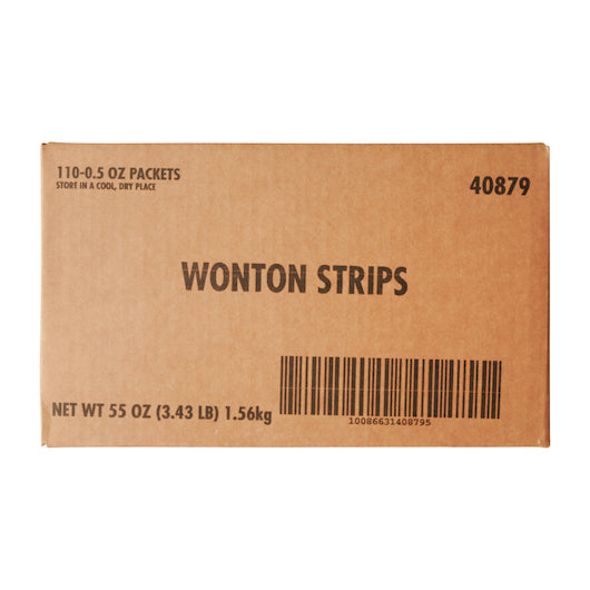 Fresh Gourmet Wonton Strips Salad Topping Single Serve, 110 x 0.5 oz Case - DOT product image 6