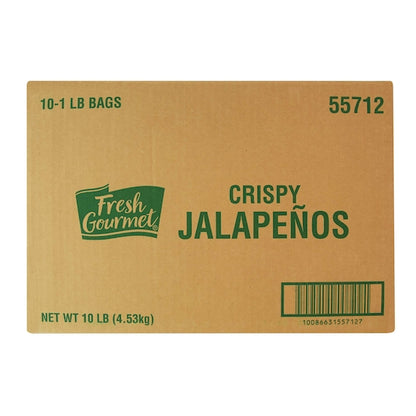 Fresh Gourmet Crispy Jalapeno Strips Salad Topping Bag, 10 x 1 lb Case - DOT product image 8