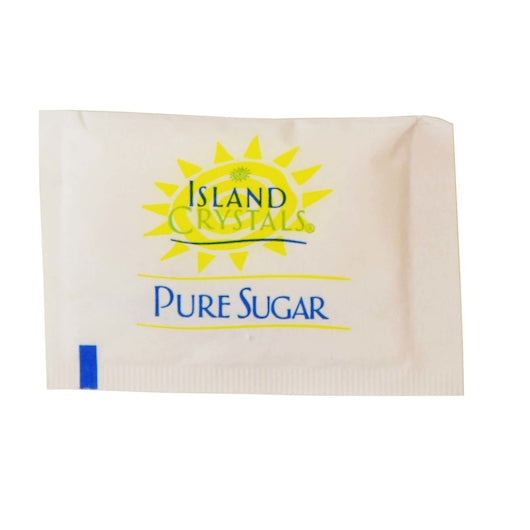 Sugar Foods Sugar Packet 2 Mil, 2000 x 0.1 oz Case - Pantry Ingredients
