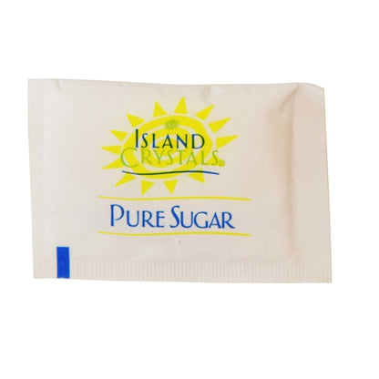 Sugar Foods Sugar Packet 2 Mil, 2000 x 0.1 oz Case - Pantry Ingredients