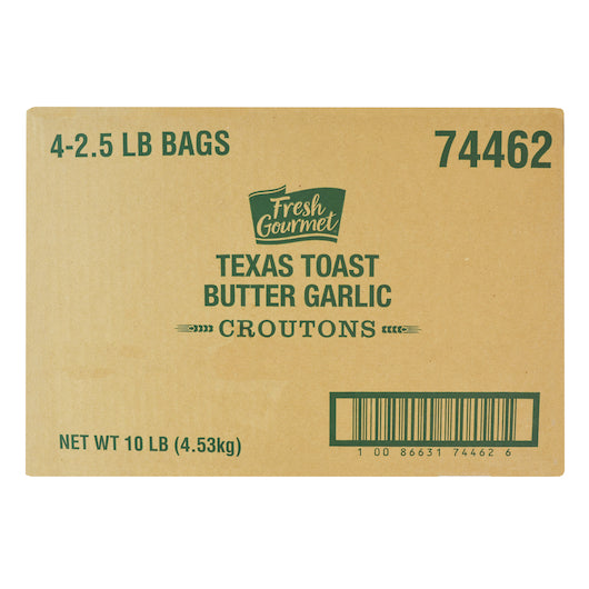 Fresh Gourmet Texas Toast Crouton Bulk, 4 x 2.5 lb Case - DOT product image 5