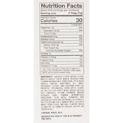 Fresh Gourmet Sweet Cornbread Crouton Bulk, 4 x 2.5 lb Case - Combined nutrition and ingredients label