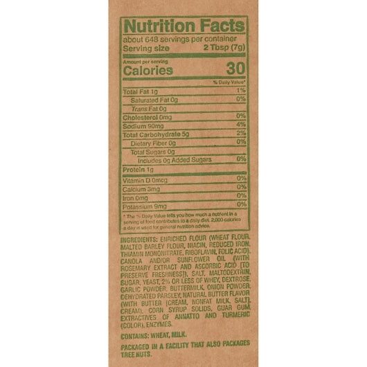 Fresh Gourmet Trans Fat Free Butter And Garlic Crouton Bulk, 4 x 2.5 lb Case - DOT product image 6