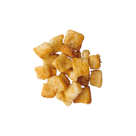 Fresh Gourmet Trans Fat Free Butter And Garlic Crouton Bulk, 4 x 2.5 lb Case - DOT product image 2