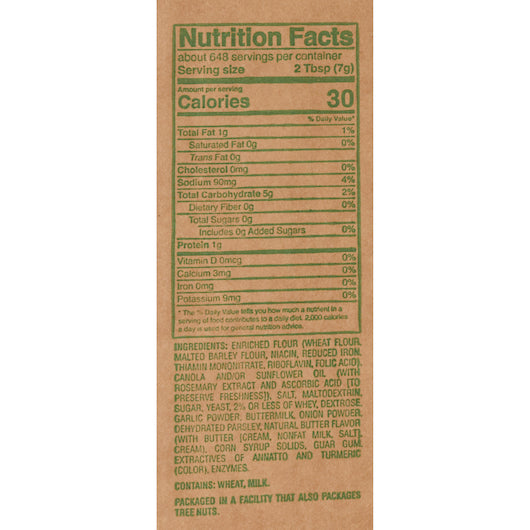 Fresh Gourmet Trans Fat Free Butter And Garlic Crouton Bulk, 4 x 2.5 lb Case - DOT product image 7