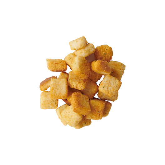Fresh Gourmet Homestyle Trans Fat Free Cheese And Garlic Crouton Bulk, 4 x 2.5 lb Case - DOT product image 2