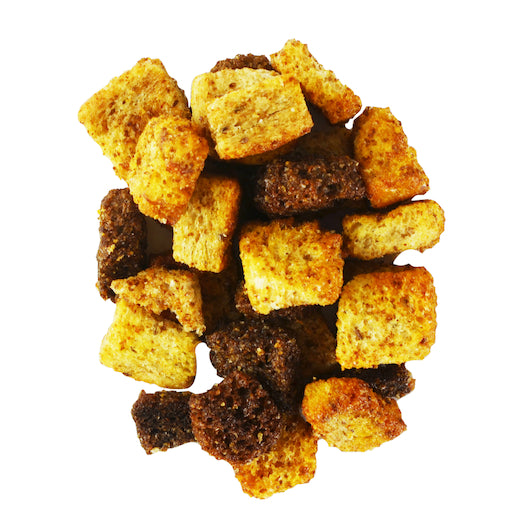 Fresh Gourmet Deli Style Garlic Crouton Bulk, 4 x 2.5 lb Case - DOT product image 2