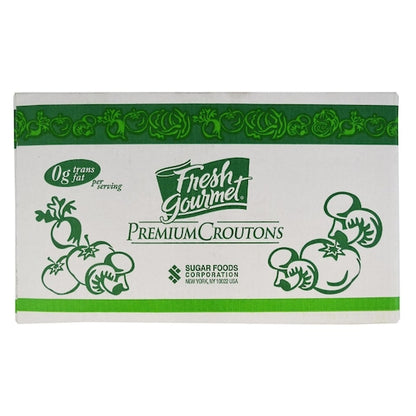 Fresh Gourmet Whole Grain, Country Cut, Cheese And Garlic Crouton Bulk, 4 x 2.5 lb Case - DOT product image 6