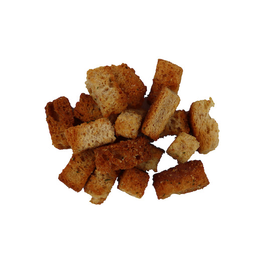 Fresh Gourmet Whole Grain, Country Cut, Cheese And Garlic Crouton Bulk, 4 x 2.5 lb Case - DOT product image 3