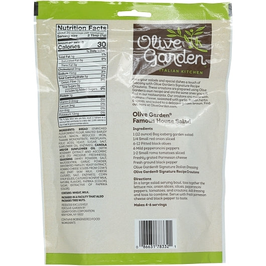 Olive Garden Garlic And Romano Crouton Bag, 9 x 5 oz Case - DOT product image 3