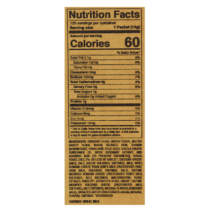 Fresh Gourmet Country Cut Cheese Garlic Crouton Single Serve, 125 x 0.5 oz Case - DOT product image 8