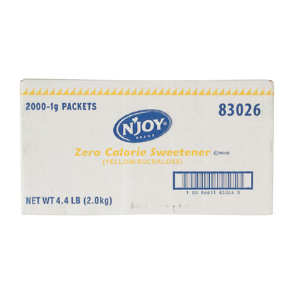 Njoy Yellow Sucralose Sugar Substitute Yellow Sucralose, 2000 x 1 GR Case - DOT product image 5
