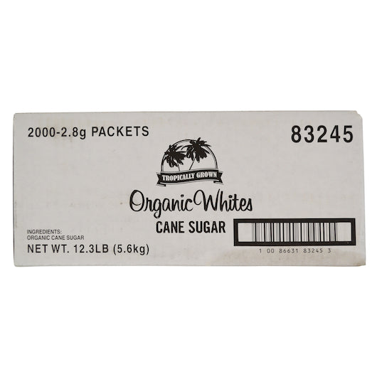 Organic Whites SUGAR NATURALLY WHITE PACKETS, 2000 x 2.8 GR Case - DOT product image 6