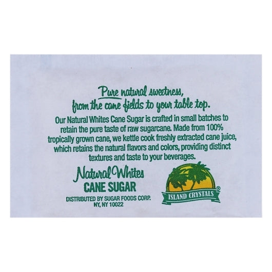 Organic Whites SUGAR NATURALLY WHITE PACKETS, 2000 x 2.8 GR Case - DOT product image 2