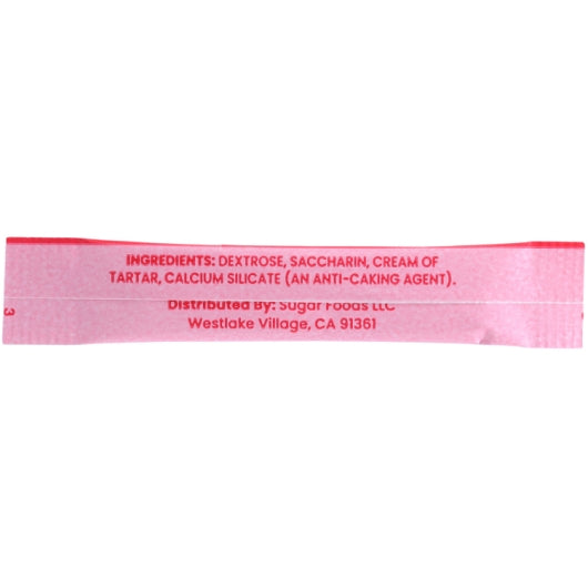 EcoStick Saccharin Sugar Substitute, Pink Sticks, 2000 x 0.5 GR Case - DOT product image 2