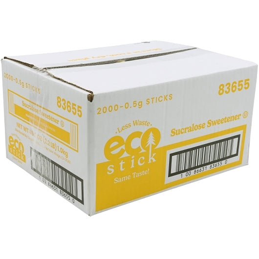 EcoStick Sucralose Sweetened Sugar, Yellow Sticks, 2000 x 0.5 GR Case - DOT product image 6
