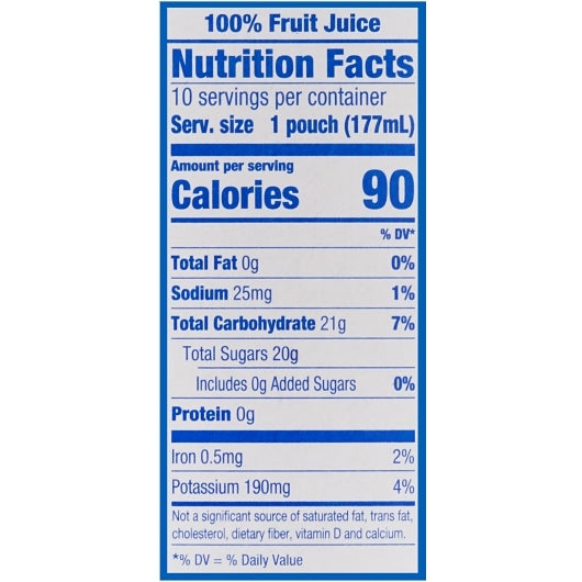 Capri Sun 100% Juice Ready To Drink Fruit Punch Juice, 40 x 6 fl oz Case - DOT product image 8