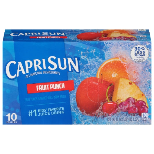 Capri Sun Ready To Drink Fruit Punch, 40 x 177 ML Case - DOT product image 6