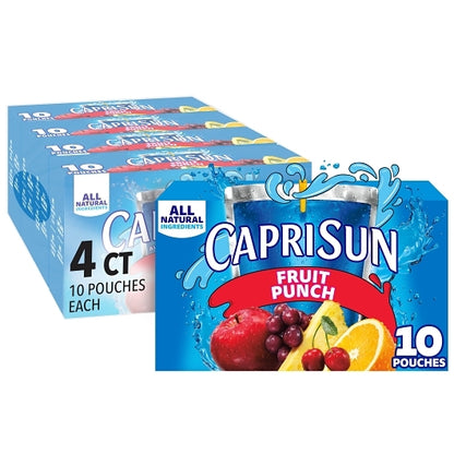 Capri Sun Ready To Drink Fruit Punch, 40 x 177 ML Case - DOT product image 3