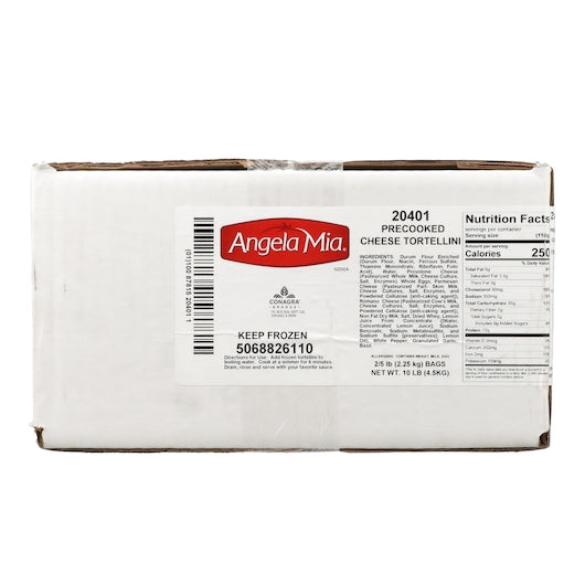 Angela Mia PASTA CHEESE PRECOOKED TORTELLINI, 2 x 5 lb Case - DOT product image 3