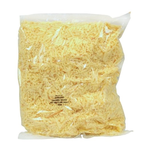 Bella Rosa Smoked Feather Shred Gouda, 6 x 5 lb Case - Cheese & Dairy