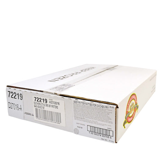 Kings Command Foods Raw Southern Country Fried Beef Steak Fritter With Soy, 1 x 40 x 4 oz Case - DOT product image 2