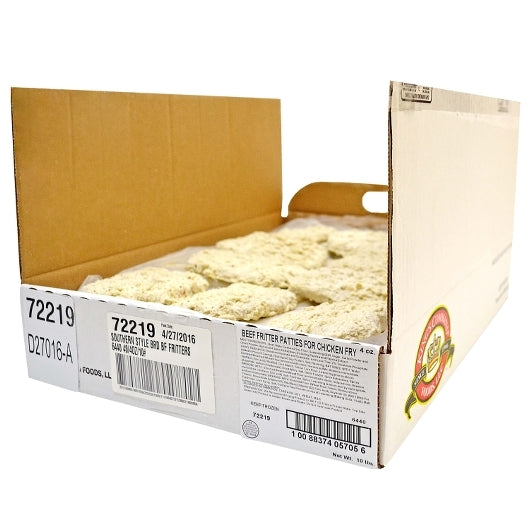 Kings Command Foods Raw Southern Country Fried Beef Steak Fritter With Soy, 1 x 40 x 4 oz Case - DOT product image 3