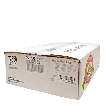 Kings Command Foods Raw Meatloaf Tray With Sauce Packet, 1 x 10 x 22 oz Case - DOT product image 2