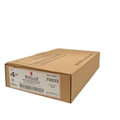 Philly Sensations Philly Beef Sandwich Slices, 1 x 40 x 4 oz Case - DOT product image 2