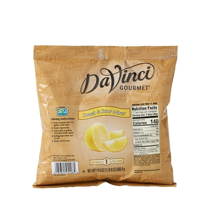 DaVinci Gourmet Sweet & Sour Dry Cockatil Mixer, 12 x 24 oz Case - Beverages