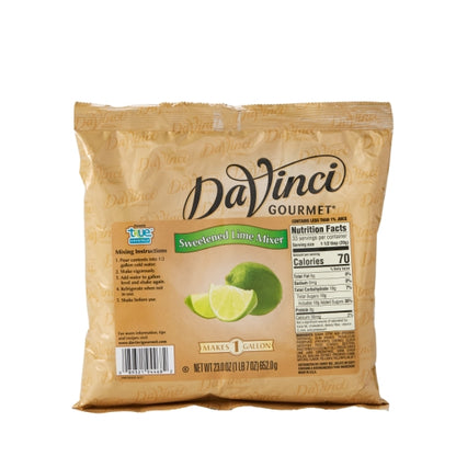 True Crystals Sweetened Lime cocktail Mixer, 12 x 23 oz Case - Kitchen Equipment