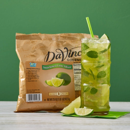 True Crystals Sweetened Lime cocktail Mixer, 12 x 23 oz Case - DOT product image 5
