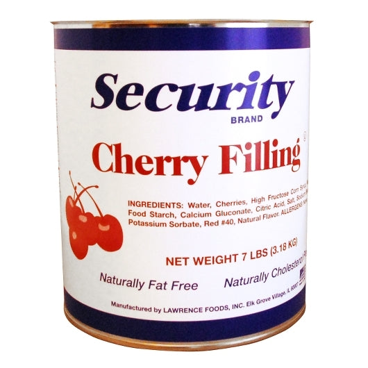 Security Cherry Filling, 6 x 7 lb Case - Bakery & Desserts
