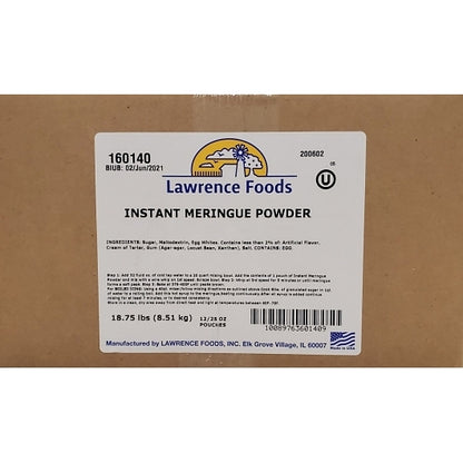 (Price/CASE)Lawrence Foods 160140 Instant Meringue Powder 12/25 - DOT product image 1