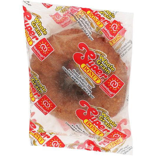 Super Bakery Whole Grain Super Donut, 80 x 1.95 oz Case - Bakery & Desserts