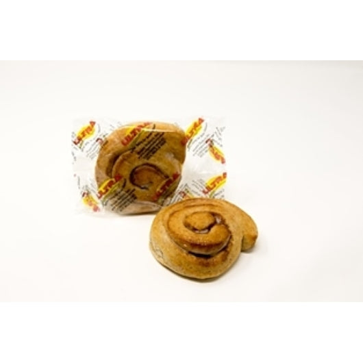 Super Bakery Ultra Individually Wrapped Whole Grain Cinnamon Bun, 72 x 2.95 oz Case - Bakery & Desserts