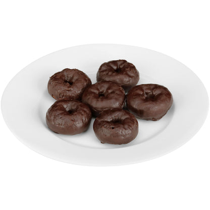 Super Bakery WHOLE GRAIN Mini CHOCOLATE DONUT Sleeve, 72 x 3.35 oz Case - DOT product image 2