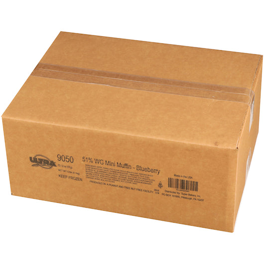 Super Bakery Ultra Individually Wrapped Whole Grain Blueberry Muffin, 72 x 2.05 oz Case - DOT product image 3