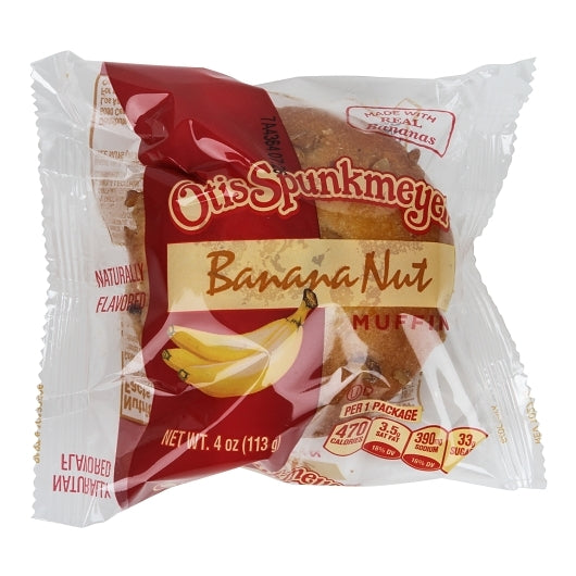 Otis Spunkmeyer Individually Wrapped Banana Nut Muffins, 24 x 4 oz Case - DOT product image 3