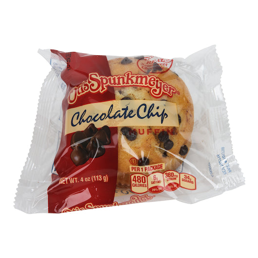 Otis Spunkmeyer Individually Wrapped Chocolate Chip Muffin, 24 x 4 oz Case - DOT product image 2