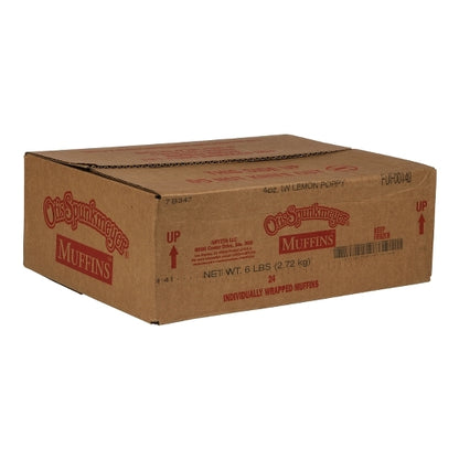 Otis Spunkmeyer INDIVIDUALLY WRAPPED Lemon Poppy Seed Muffin, 24 x 4 oz Case - DOT product image 7