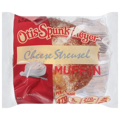Otis Spunkmeyer Individually Wrapped Cheese Streusel Muffin, 24 x 4 oz Case - Bakery & Desserts