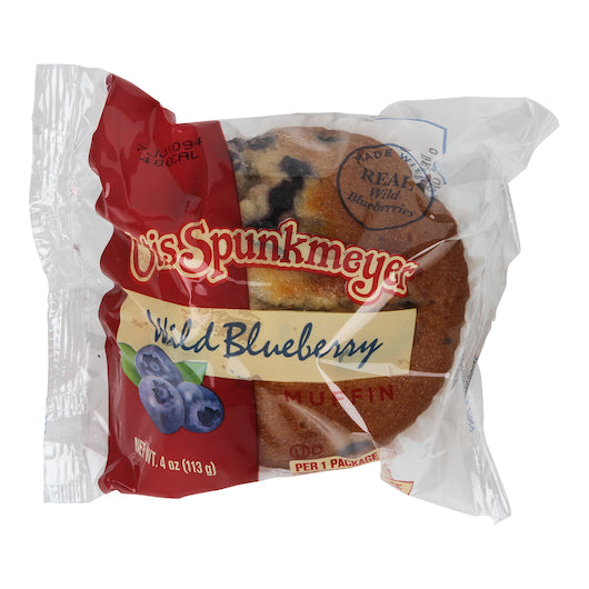 Otis Spunkmeyer Individually Wrapped Wild Blueberry Muffins Tray Pack, 4 x 12 x 4 oz Case - DOT product image 3