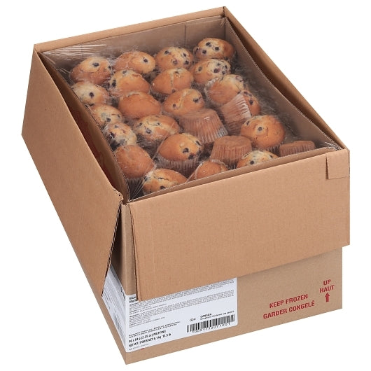 Otis Spunkmeyer Wild Blueberry MUFFIN Tray, Bulk Pack, 4 x 2.25 oz Case - DOT product image 6