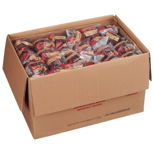 Otis Spunkmeyer Individually Wrapped Chocolate Chocolate Chip Mufin Tray Bulk Pack, 4 x 24 x 2.25 oz Case - DOT product image 6