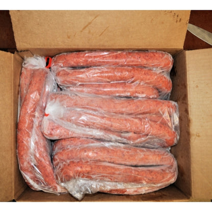 Texas Smokers Syracuse Fully Cooked Old #14 Smoked Sausage Rope, 1 x 20 lb Case - Alternate product angle or state