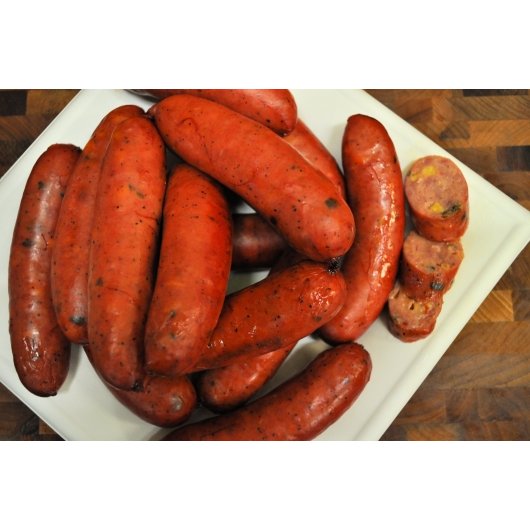 Syracuse Smoked Jalapeno Syracuse Fully Cooked Jalapeno Smoked Sausage With Cheese, 1 x 10 lb Case - DOT product image 4