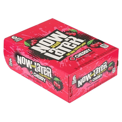 Now and Later Cherry Chews, 12 x 0.93 oz Case - Candy & Confections