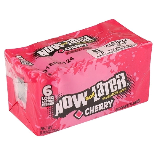 Now and Later Cherry Chews, 12 x 0.93 oz Case - DOT product image 2