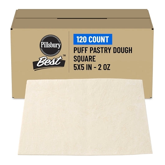 Pillsbury 5" x 5" Best Puff Pastry Dough Squares, 120 x 2 oz Case - DOT product image 8